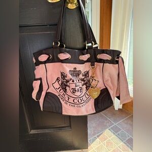 Juicy Couture Bag with Pink and Cream Interior